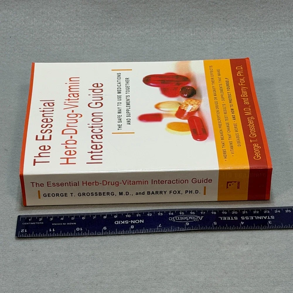 The Essential Herb‎ Drug Vitamin Interaction Guide Paperback Grossberg Fox 2007
